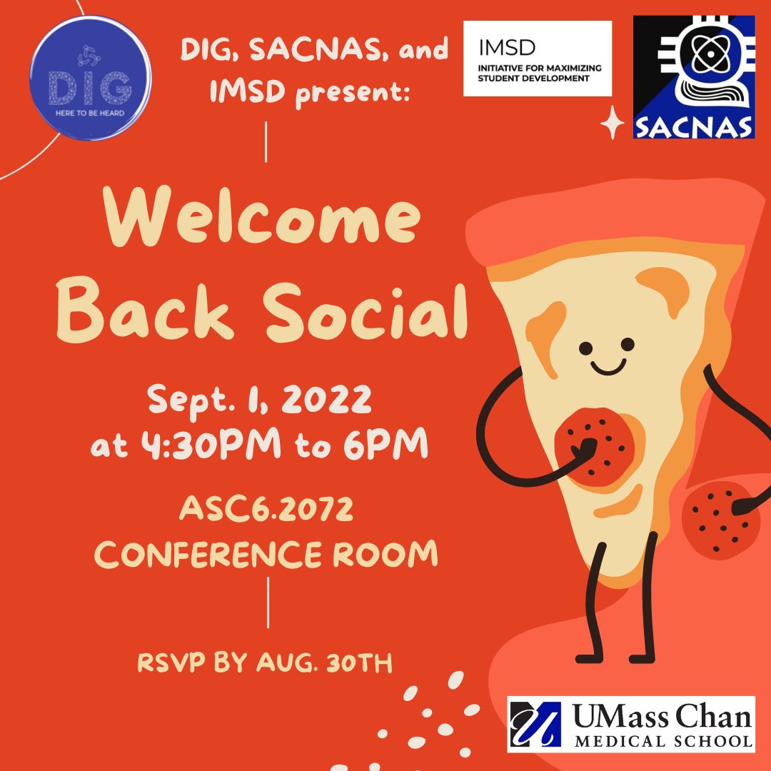 Join DIG, <a href="/sacnas/">SACNAS</a> and IMSD on Sept 1 at 4:30pm to welcome ourselves back. 
Make sure to bring a friend. 
See you there!