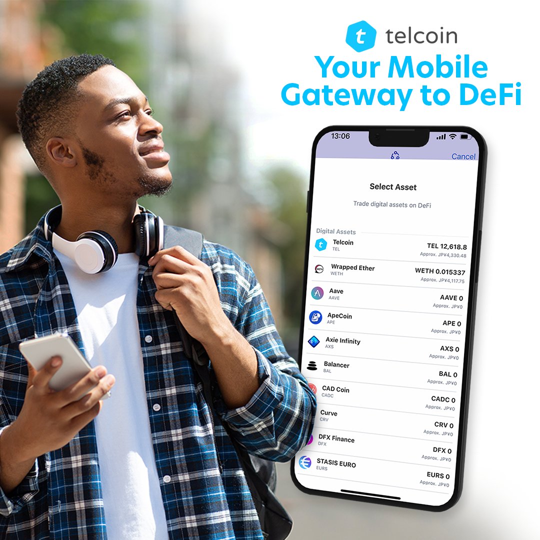 telcoin's tweet photo. #Telcoin puts #DeFi trades on #Polygon at your fingertips. Download the Telcoin App today and #TradeCryptoSmarter
iOS: https://t.co/ktYXPcelHj
Android: https://t.co/Ti3maLDGv9 https://t.co/EmPr3Fop5e