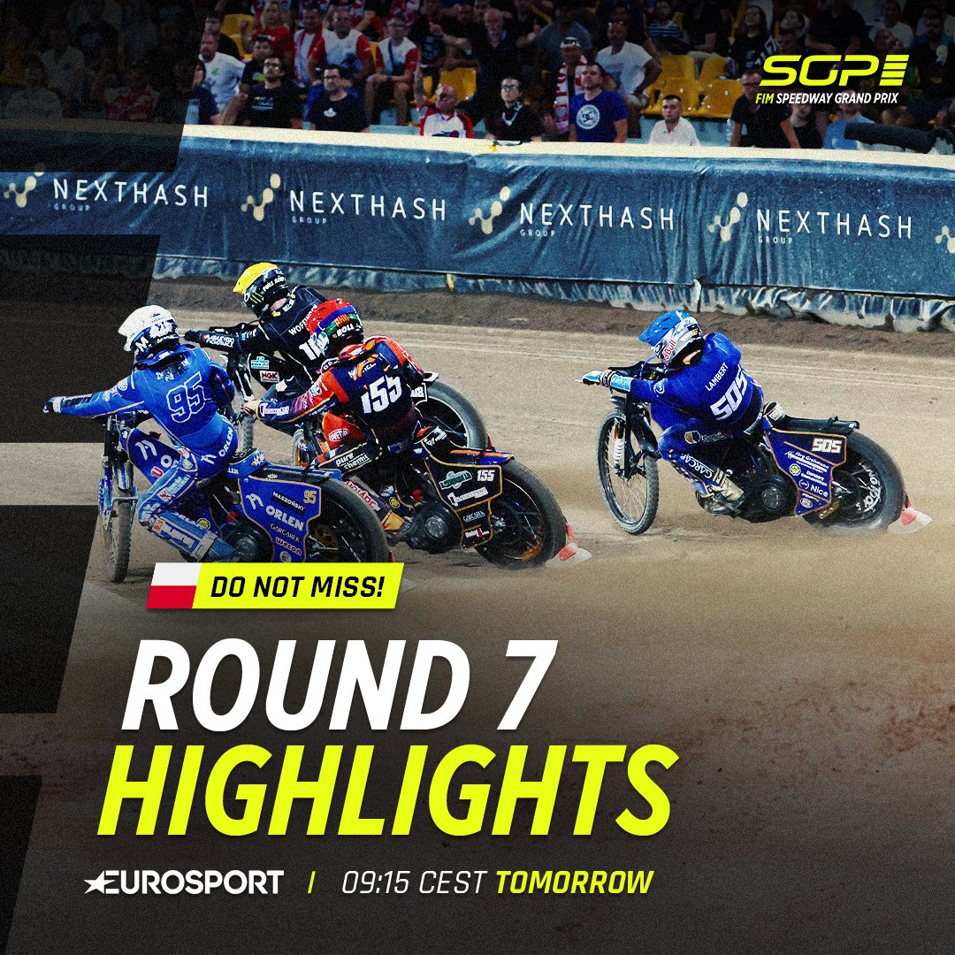 SpeedwayGP's tweet photo. Some perfect morning viewing for you all... 👀📺
#WroclawGP #FIMSpeedwayGP https://t.co/O34mq1nOCC