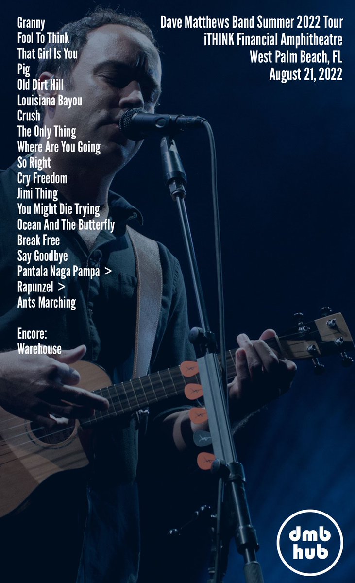 TheDoolanGroup's tweet photo. Dave Matthews Band @ iTHINK Financial Amphitheatre #dmbhub by https://t.co/PqevrUTqD3 https://t.co/UQNCRMSHQ7 https://t.co/vWaKamU6Rg