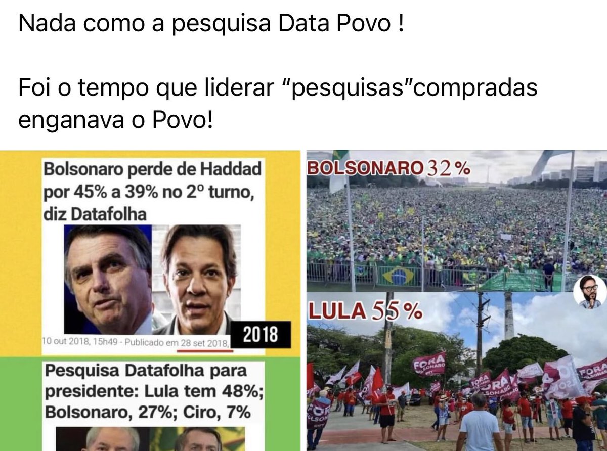 JananaNeves5's tweet photo. @OGloboPolitica @LulaOficial Ipec? É o ibope sem credibilidade. Só trocaram o nome https://t.co/SeXNXNyOeS