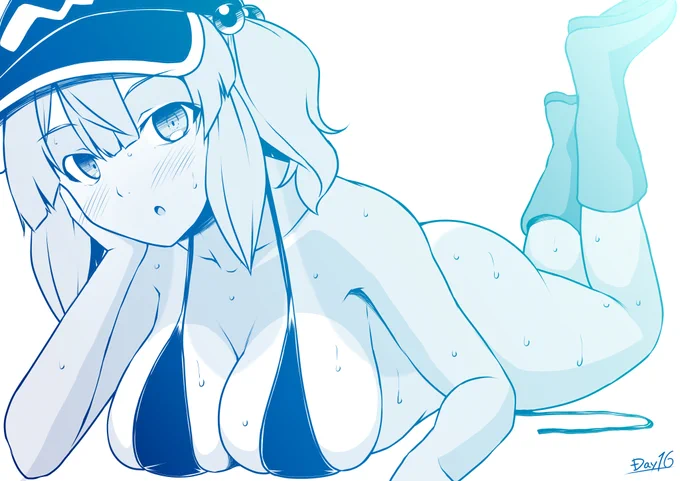 #100日チャレンジ
16日目のにとりさんです。こんがり。 