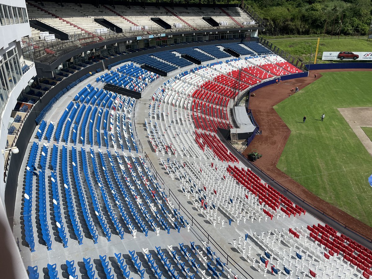EVidal1507's tweet photo. El Rod Carew va tomando forma 🔥🔥🔥

Así luce el estadio 🏟 a poco menos de un mes para la Eliminatoria para el Clásico Mundial de Béisbol  @deportes_rpc @TReporta @MiDiarioPanama @rpc_radio @COSPanama @TiempoExtraRPC https://t.co/UvM7bt0hGL