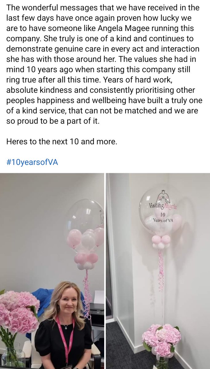 _VisitingAngelz's tweet photo. We were delighted to last week celebrate 10 years of Visiting Angelz.
Thanks to everyone involved and on to the next 10 🥳 #10YearsofVA https://t.co/QVcxTCAQFA