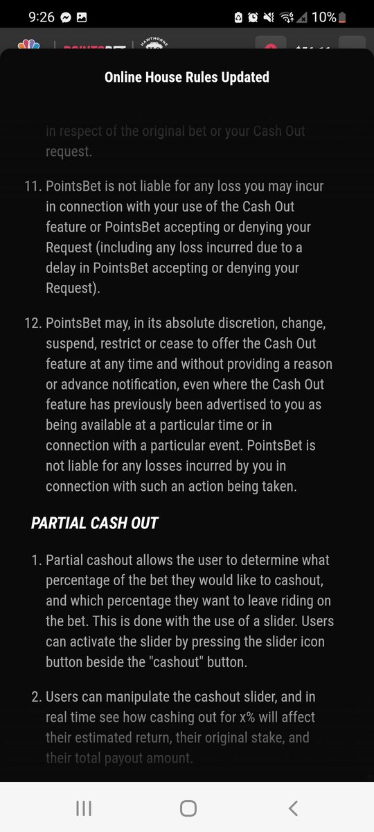 NBAFOX1's tweet photo. @PointsBetUSA Another betting platform that can just run off with your money at anytime and not give you a reason. I'm so shocked. https://t.co/OK1ywzxFoT