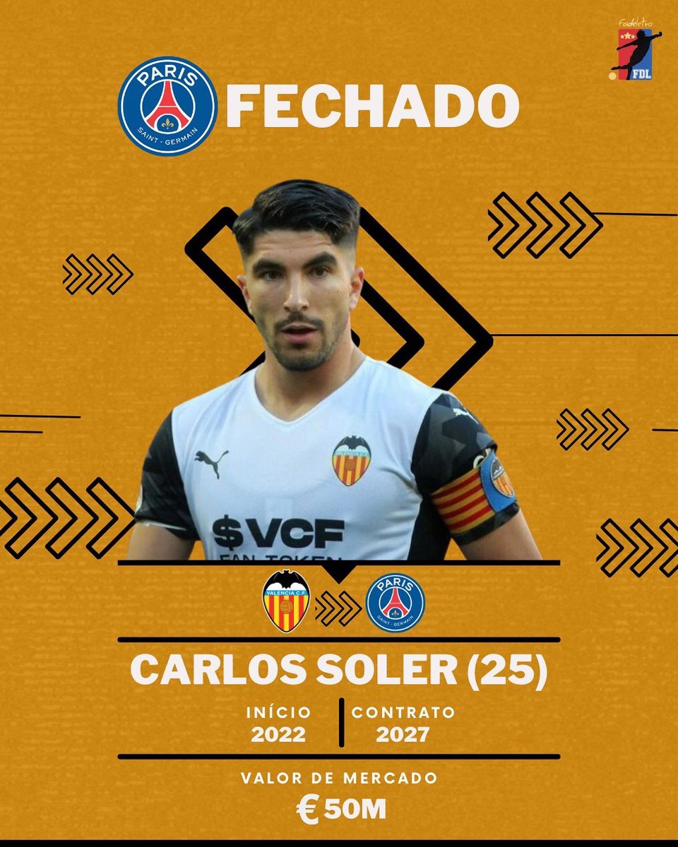 foideletra's tweet photo. 🚨| Dupla de espanhóis em Paris! O PSG fechou as contrações de Fabián Ruiz e Carlos Soler!

#PSG #AllezParis #icicestparis https://t.co/KwuD52LsRz