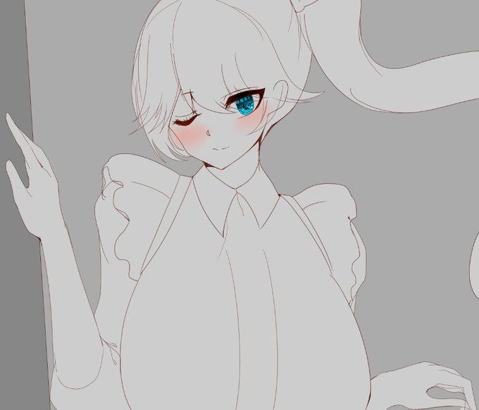 テューリンゲン 間に合いませんでしたまる
#アズレン版深夜の真剣お絵かき60分一本勝負 