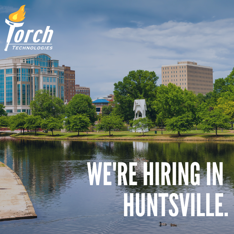 Join the Torch Team in the #1 PLACE TO LIVE!

Learn more about this job opening at: torchtechnologies.hua.hrsmart.com/hr/ats/Posting…

#TorchTechnologies #Huntsville #RocketCity #BestPlaceToLive #Hiring #Career #EmployeeOwned #GreatPlacetoWork #Engineering #Inc5000 #CertifiedEvergreen