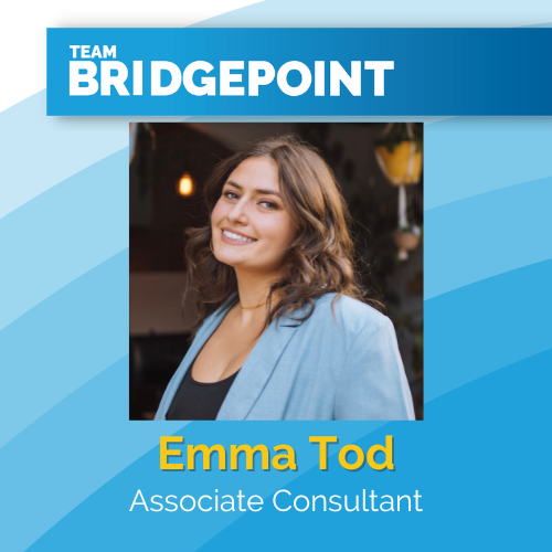 BPCExtendReach's tweet photo. We welcome Emma Tod as an Associate Consultant in our Austin market! Emma earned a BSBA in supply chain management with a minor in enterprise resource planning from the University of Arkansas.
Welcome to #TeamBridgepoint, Emma! https://t.co/49Gxu6om95