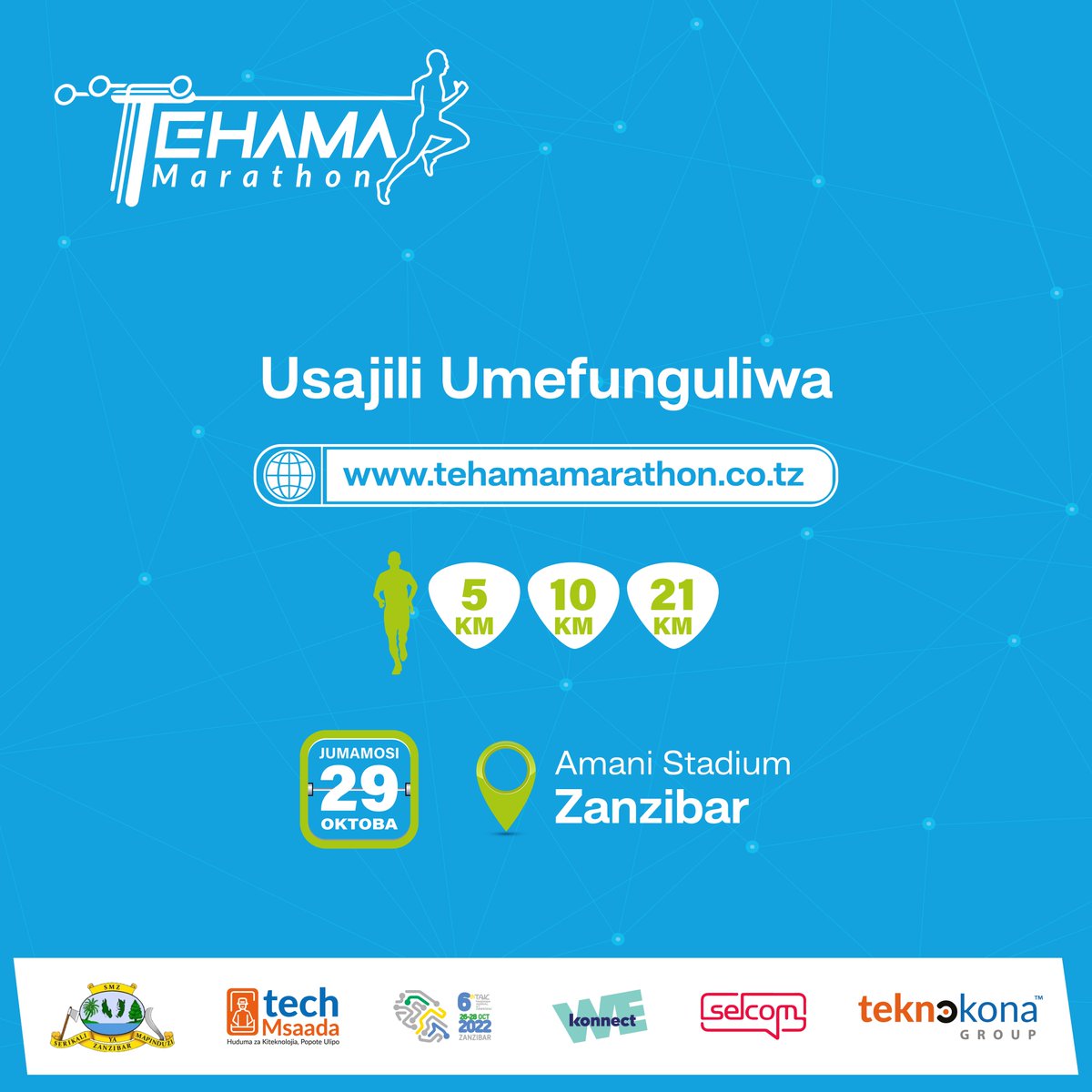 teknokona's tweet photo. Usajili umefunguliwa rasmi!
Ungana nasi ktk juhudi za kuwezesha wanawake ktk sekta ya TEHAMA ili kuziba pengo la kijinsia. Jisajili kupitia tovuti https://t.co/7oPk79lb6B kisha kamilisha usajili kwa kulipa ada ya Tshs 35,000 tu.
#TEHAMAMarathon #TAIC2022 #Teknokona #TechMsaada https://t.co/e8At8uQvWY