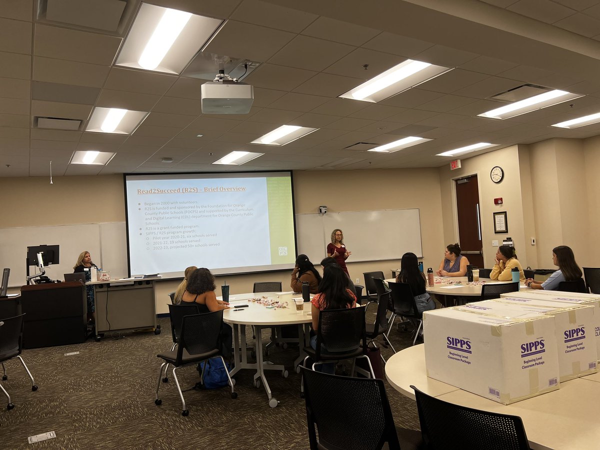 After months of planning, we are off &amp; running with one of the coolest and most impactful collaborations I’ve been part of.  <a href="/UCFTeacherEd/">UCF School of Teacher Education</a>, <a href="/CollabClassroom/">Collab Classroom</a>, and <a href="/OCPS_R2Succeed/">OCPS_Read2Succeed</a> all working together to provide our students the foundational reading instruction they need! <a href="/CDLocps/">Curriculum and Digital Learning</a>