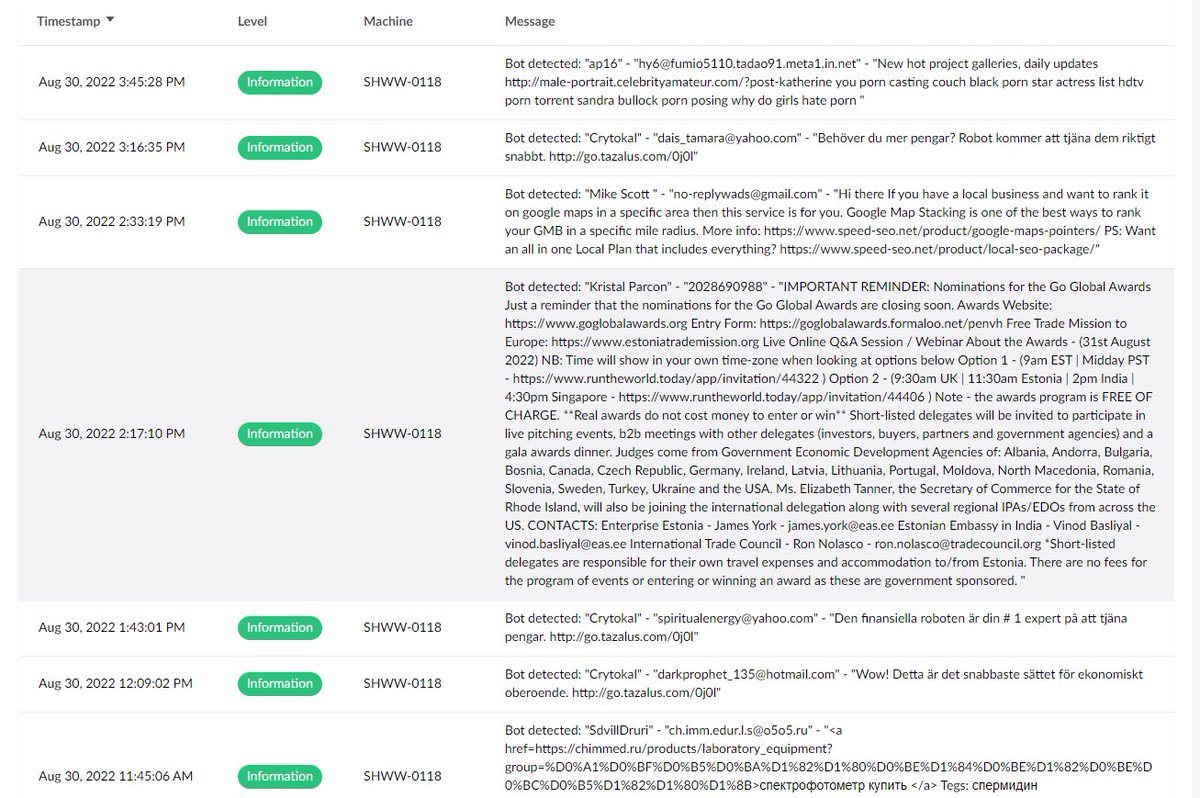 Madsoulswe's tweet image. I finally found the time to make a tiny #Umbraco plugin.
Honeypot (spambot trap) 🍯🐝
It's simple, it generates random hidden dummy fields, if the field is submitted = it's a🤖
our.umbraco.com/packages/websi…
github.com/madsoulswe/Our…
#sharing #UmbracoForms #dotnet