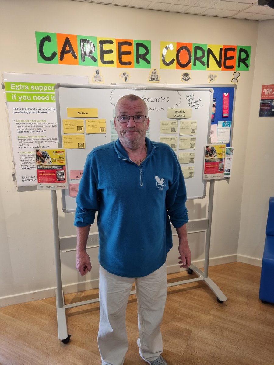 🎉Congratulations Jonathan who has been successful in finding a new full time job by working with #Nelson JCP &amp; the #Restart scheme. 👏

#GetBritainWorking 📸👇