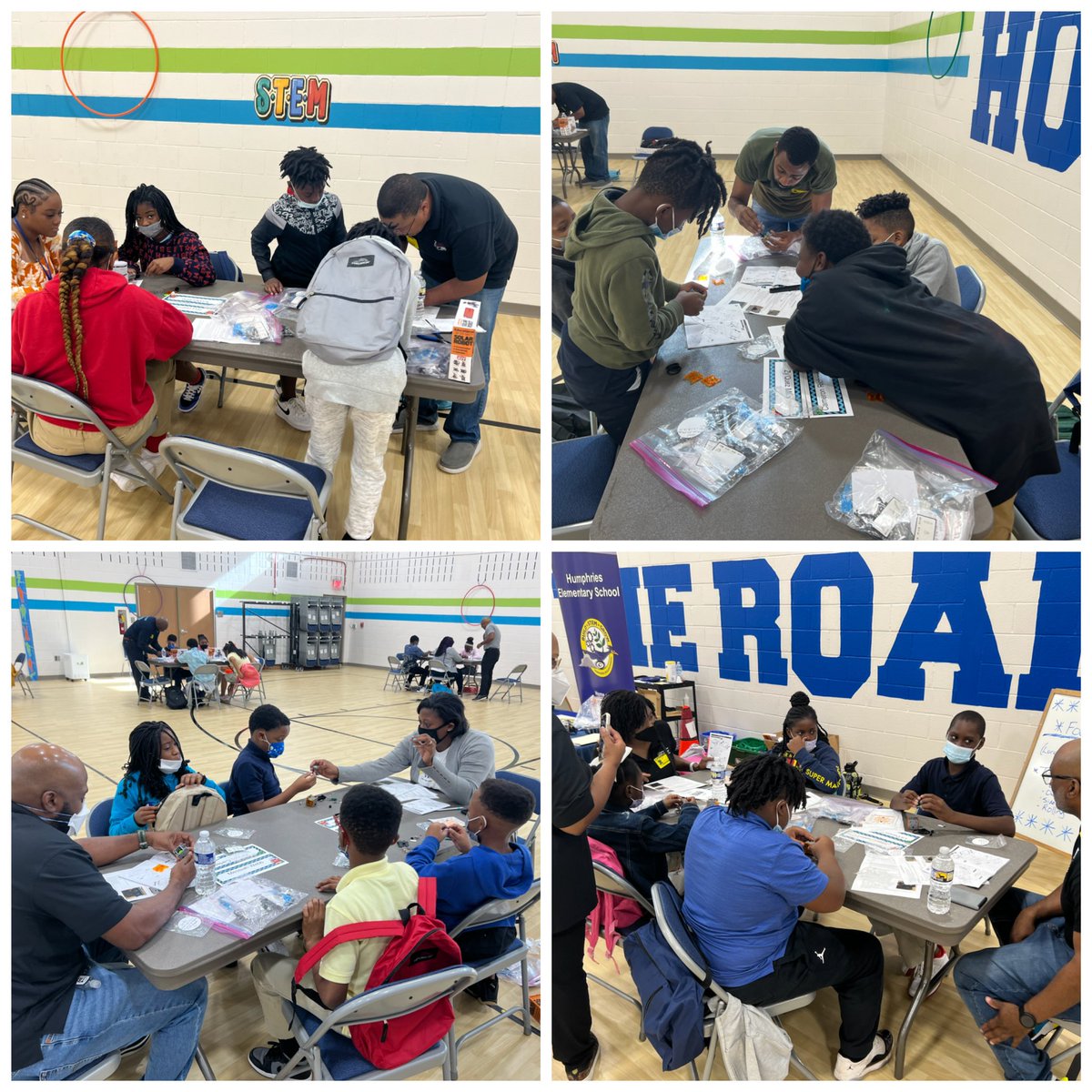 APSHumphriesAP's tweet photo. Happening now…STEM DAY with our partners, Norfolk Southern! #blackphilanthropymonth #norfolksouthern #robots #buildstemgrow @apsupdate @APSPartnerships @APSHumphriesES @nscorp @TommyUsherAPS @DrLisaHerring https://t.co/PSjKNRIZco
