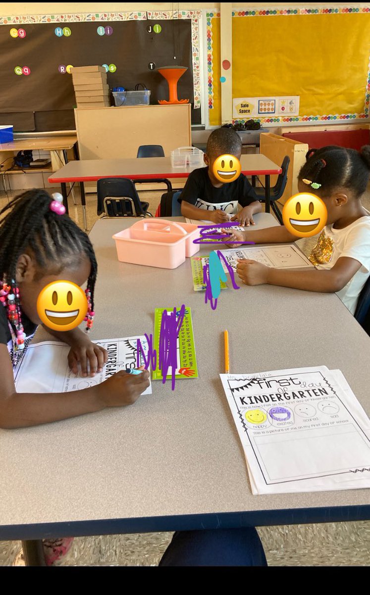 So excited for my newest students all saying how excited they are about kindergarten! These little owls just went on a school tour and checked off where we visited, met some of our new teachers, and were so excited about writing our names! #WeAreFeatherbedLane #kindergarten