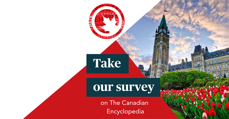 HistoricaCanada's tweet photo. It's back to school season, and we're looking for feedback on how to improve The Canadian Encyclopedia. Are you a teacher, professor or student who uses our content? Fill out our survey to let us know what you think!