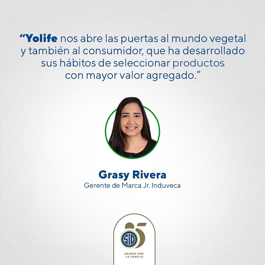 GrupoSID's tweet photo. Nuestra empresa @induvecaRD presenta su nuevo producto #Yolife, una nueva alternativa de yogurt 100% vegetariana, disponible en 3 versiones: Just Coco, Fresa & Flor de Jamaica y Mango & Blueberry.
¿Qué te parece esta innovación 🤩?
#GrupoSID #Induveca #Bienestar #YoLife https://t.co/VaVtmNr2VS