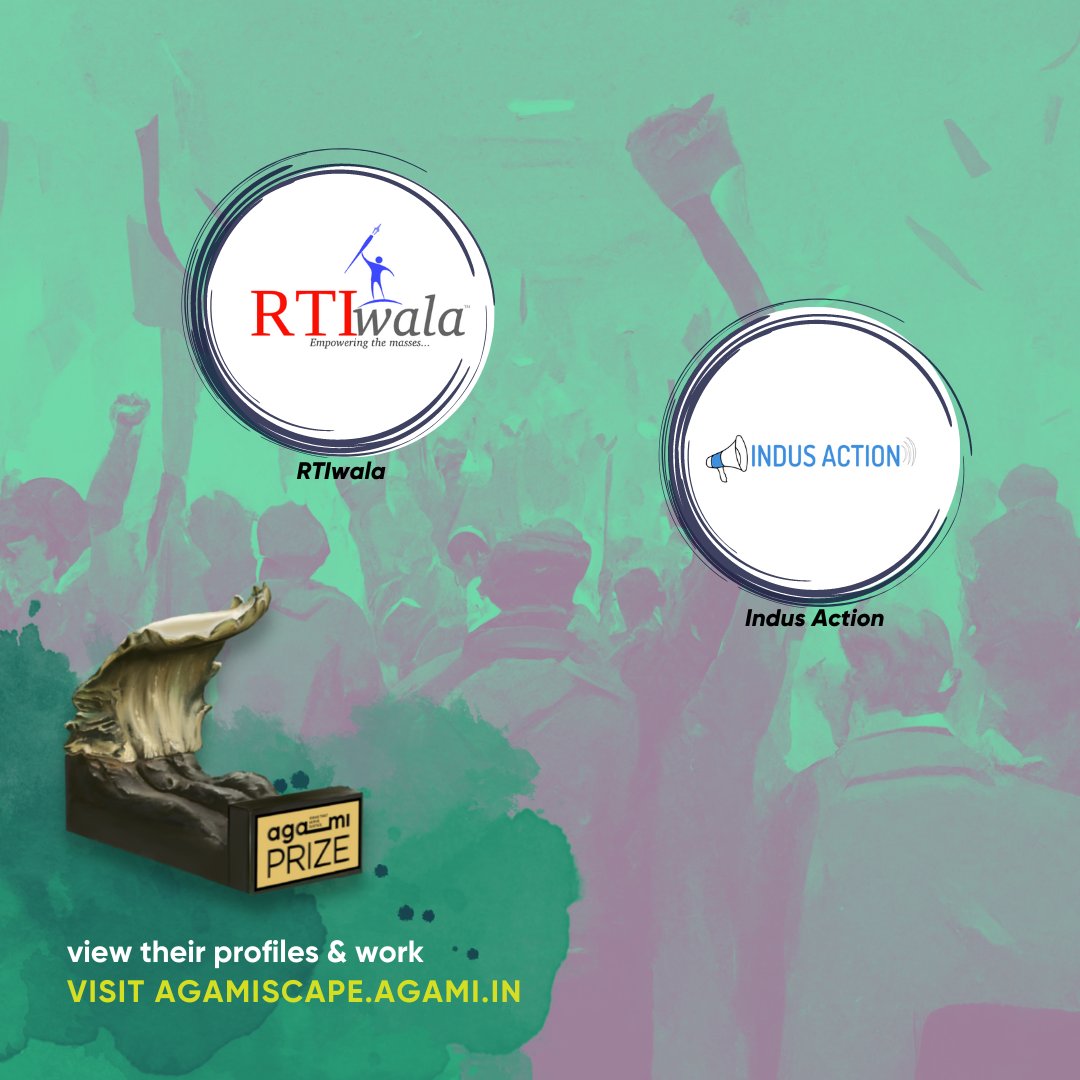 Agami_In's tweet photo. (5/5) #ShamnadBasheerPrize continued: @haqdarshak @AJanjagruti @spotdraftHQ @MineLabour @RTIwala 
To know more, visit: https://t.co/BPwDQQFN3a 

@sachinmalhan @supriyasankaran @artikaraj @sunnysidein_ @NarainRashika @tedhiunglee @varunh @AyushiSinghal16 @SaurabhKarn16 https://t.co/3oU0lIVj3c