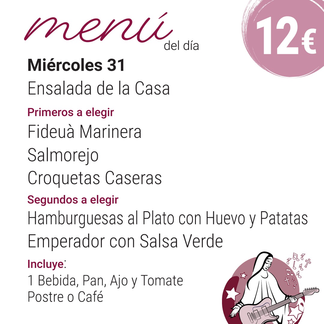 AveMariaBar_'s tweet photo. Marchando nuestro menú del Miércoles 😋!
☎️Reservas 𝟔𝟗𝟐 𝟑𝟐𝟐 𝟎𝟏𝟏
🕰Horario: 𝟎𝟗:𝟎𝟎 𝐚 𝟏𝟕:𝟎𝟎 - 𝟐𝟎:𝟎𝟎 𝐚 𝟎𝟎:𝟎𝟎
📍𝐂𝐚𝐥𝐥𝐞 𝐝𝐞 𝐥𝐚 𝐕𝐢𝐫𝐠𝐞𝐧 𝐝𝐞𝐥 𝐂𝐚𝐫𝐦𝐞𝐧 𝟏𝟎, 𝟎𝟑𝟏𝟑𝟎 𝐒𝐚𝐧𝐭𝐚 𝐏𝐨𝐥𝐚
#SantaPola #SantapolaTurismo #Restaurante #AveMariaBar https://t.co/e0J3eu3k5j