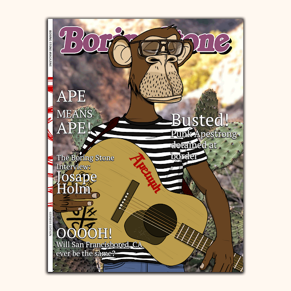 dcscrypto's tweet photo. @PunkApestrong I finally got one of these... Number 7012 of the Genesis Collection... Now me and @BluesyCrypto need to collab on a guitar song bro... #BORINGSTONE https://t.co/JTcJho8y7h