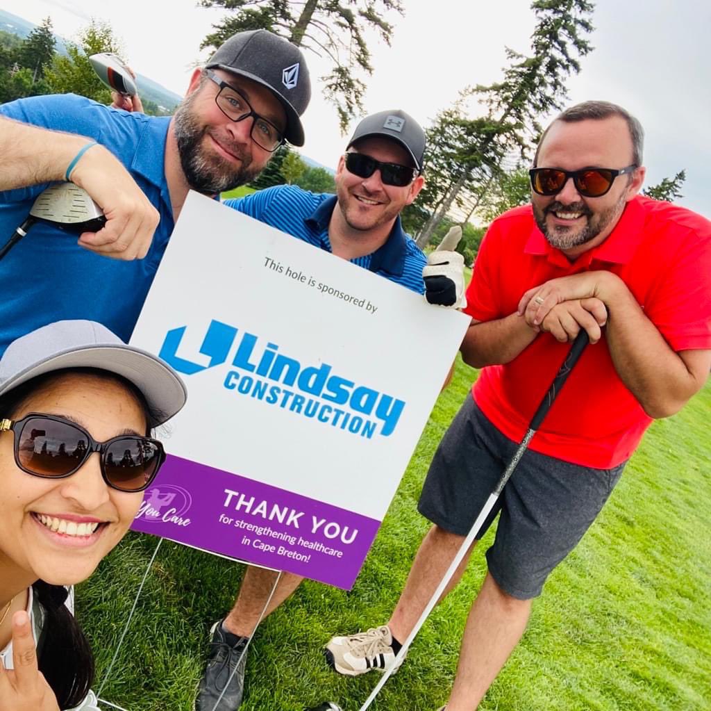 LindsayConstruc's tweet photo. #TeamLindsay in Sydney had a beautiful Friday in support of 
@CBRHFoundation and Golf #BecauseYouCare.
#LindsayConstruction #ProudSponsor https://t.co/SruF5eO4ok