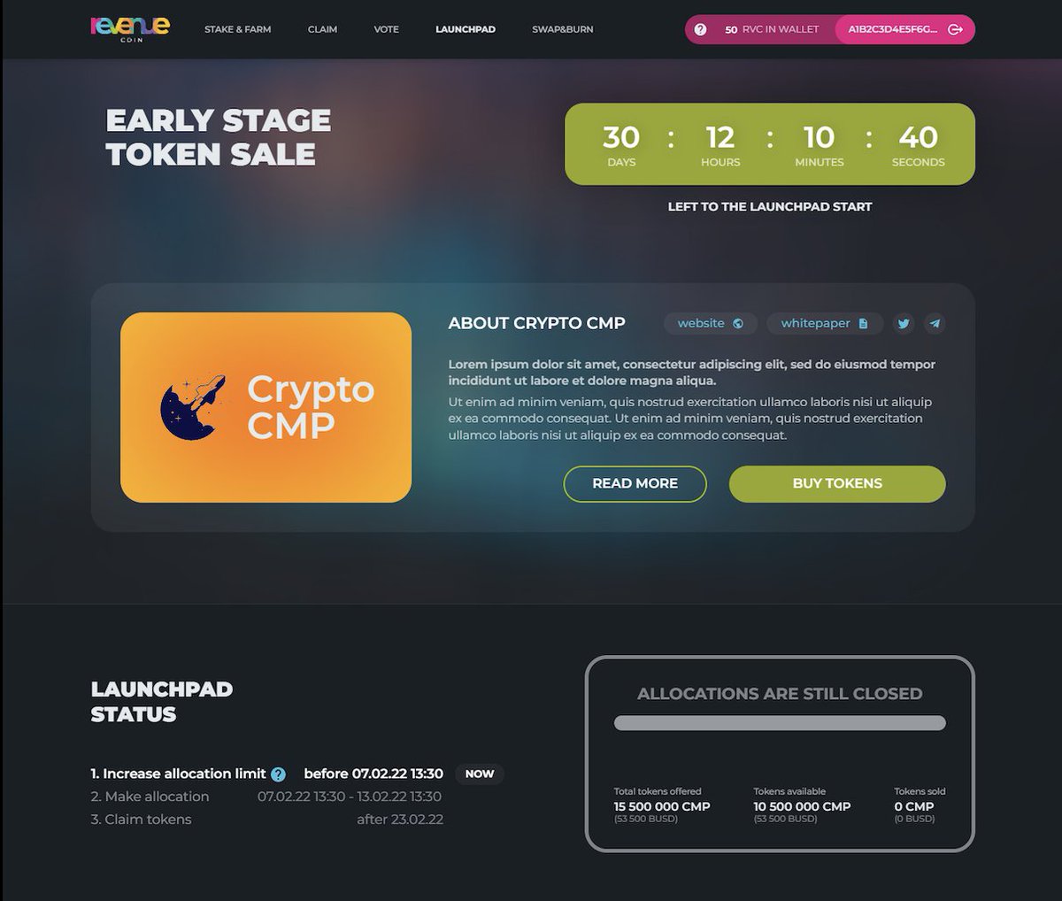 revenuegroup_'s tweet photo. 💥RevenueCoin #Launchpad is around the corner!🤩

✅Community focused
✅Exclusive early stage token sales
✅Stake, farm &amp; participate.

We are warming up the engines for the big launch that will take place soon🚀

$RVC always building 👏🥳 

#revenuecoin #blockchain #Crypto #news https://t.co/8pFlpU1zBf
