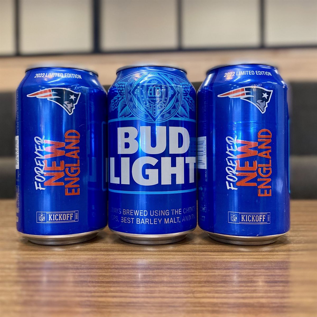 The official beer of Tight End's looking 🔥 @budlight. Who's ready for Week 1 @Patriots fans? #KickoffBeers #ForeverNE