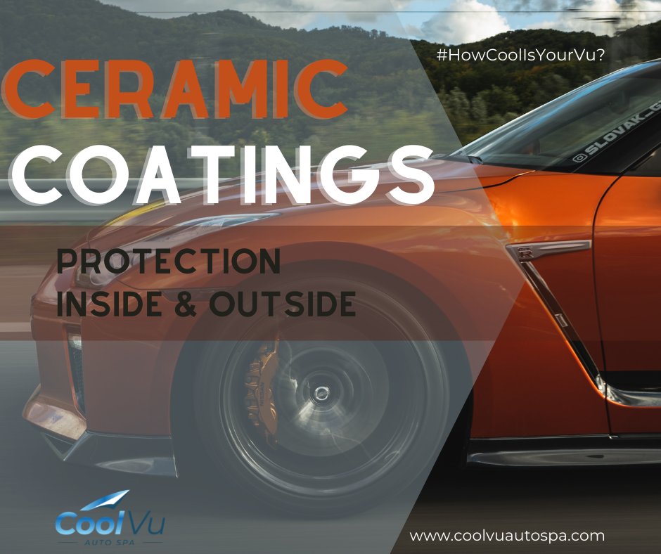 coolvuautospa's tweet photo. Enjoy thermal resistance, high gloss finishings for inside &amp; outside protection. #CeramicCoatings #ChemicalProtection #InteriorProtection #ExteriorProtection #HowCoolIsYourVu https://t.co/XrEmwqoWSl https://t.co/EWV9dD26d7