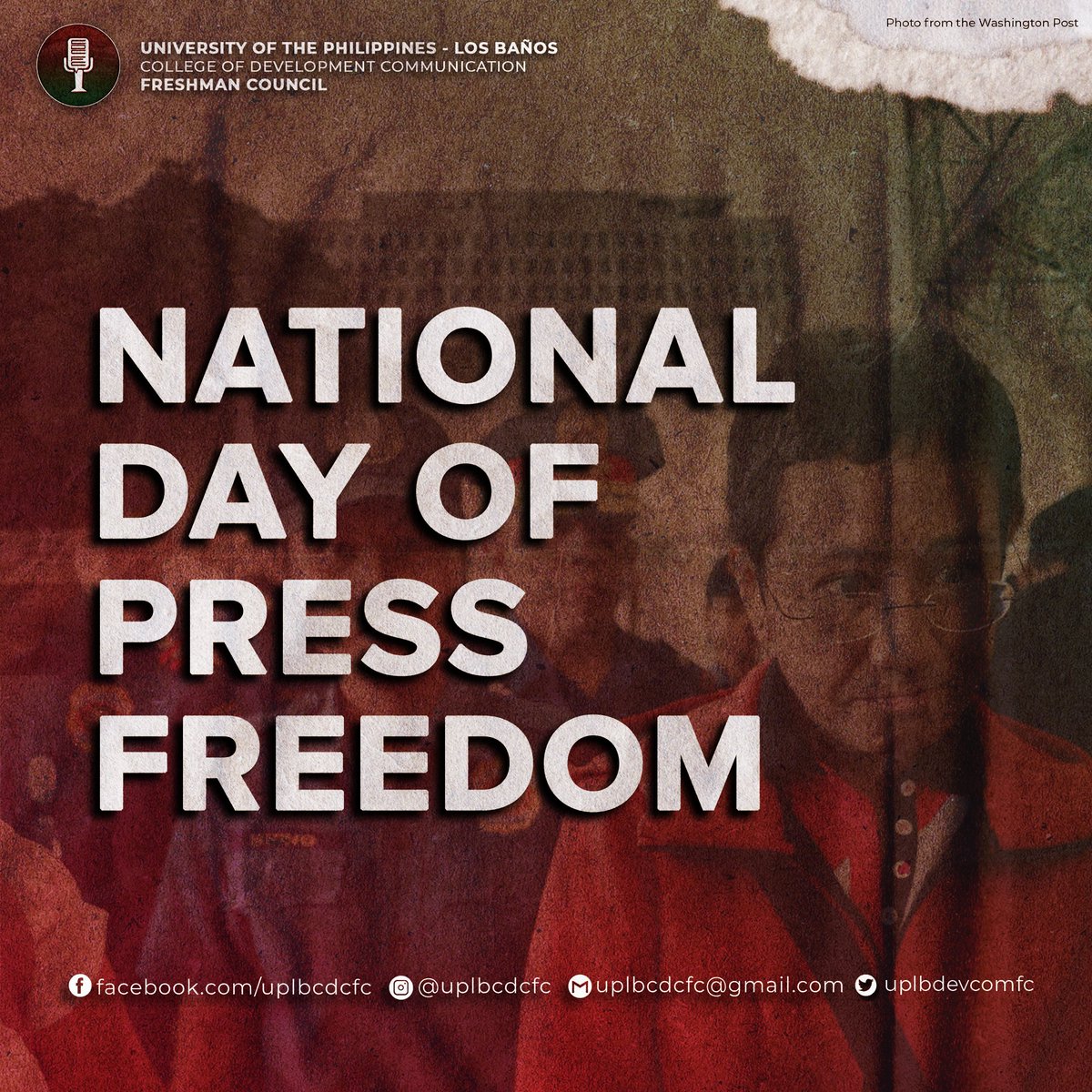 uplbdevcomfc's tweet photo. [STATEMENT OF THE CDC FRESHMAN COUNCIL ON NATIONAL PRESS FREEDOM DAY] 

The CDC Freshman Council calls for a genuine affirmation of the freedom of the press. 

#CDCFC
#HoldTheLine
#DefendPressFreedom
#NationalPressFreedomDay https://t.co/BQPScvfy4P