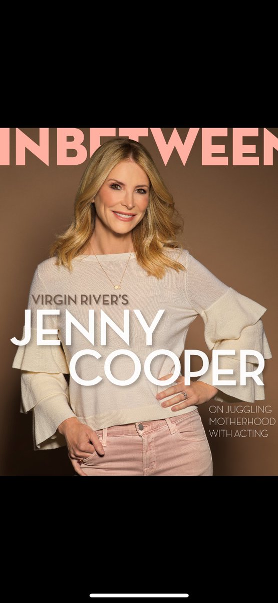 inbetweenzine's tweet photo. We're loving our fresh new cover featuring @jennycooper1111! Read our interview with the Virgin River actress here! https://t.co/NKzJtmscZc #newcover #newprofilepic https://t.co/LXDT9o9eio