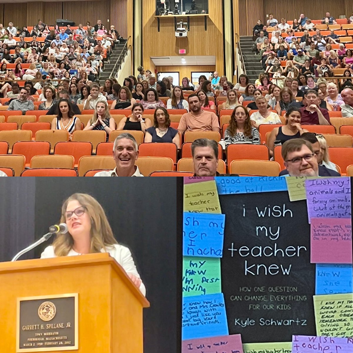 FoxboroLearning's tweet photo. “No significant learning can occur without a significant relationship.” ~ Dr. James Comer

Kicking off the school year here at @FoxboroughPS. Welcome back @FoxboroughHS, @AhernMiddle, @Taylor_Foxboro, @igo_elementary, @burrellelem!  
#foxborolearning https://t.co/9aB56nxn88