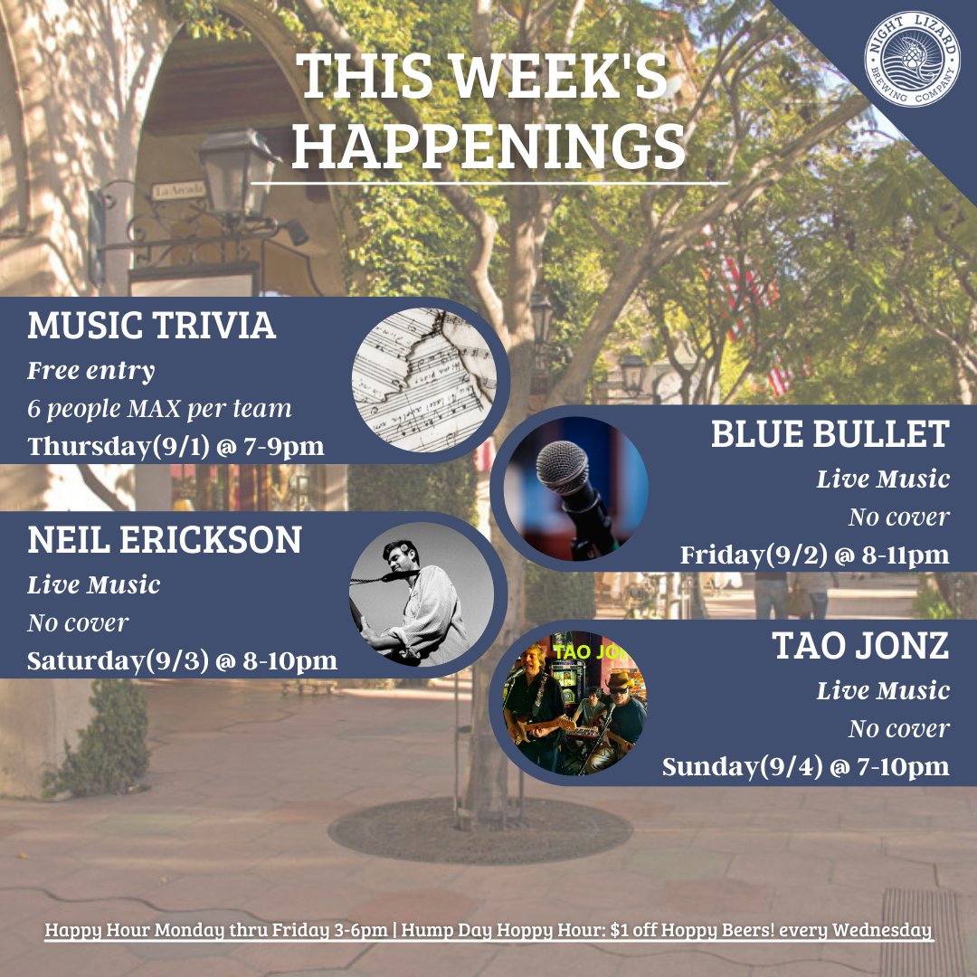 This week's happenings!
