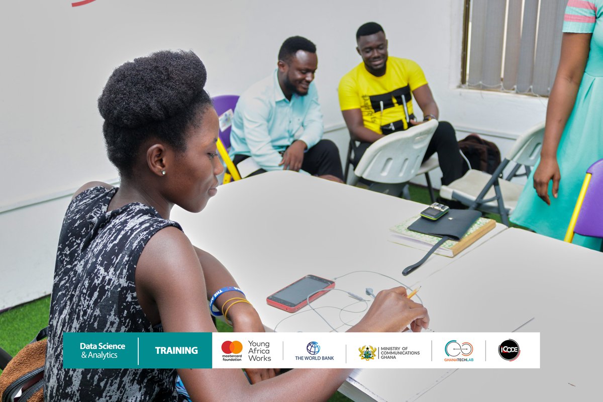 icodeteam's tweet photo. As we prepare for the Takoradi Startup Summit, trainees from the Data Science and Analytics training are working on their Pitch desk.
#icodegh
#icodeimpact
#datascience
#baseprogram
#python https://t.co/9VZMB42Nme