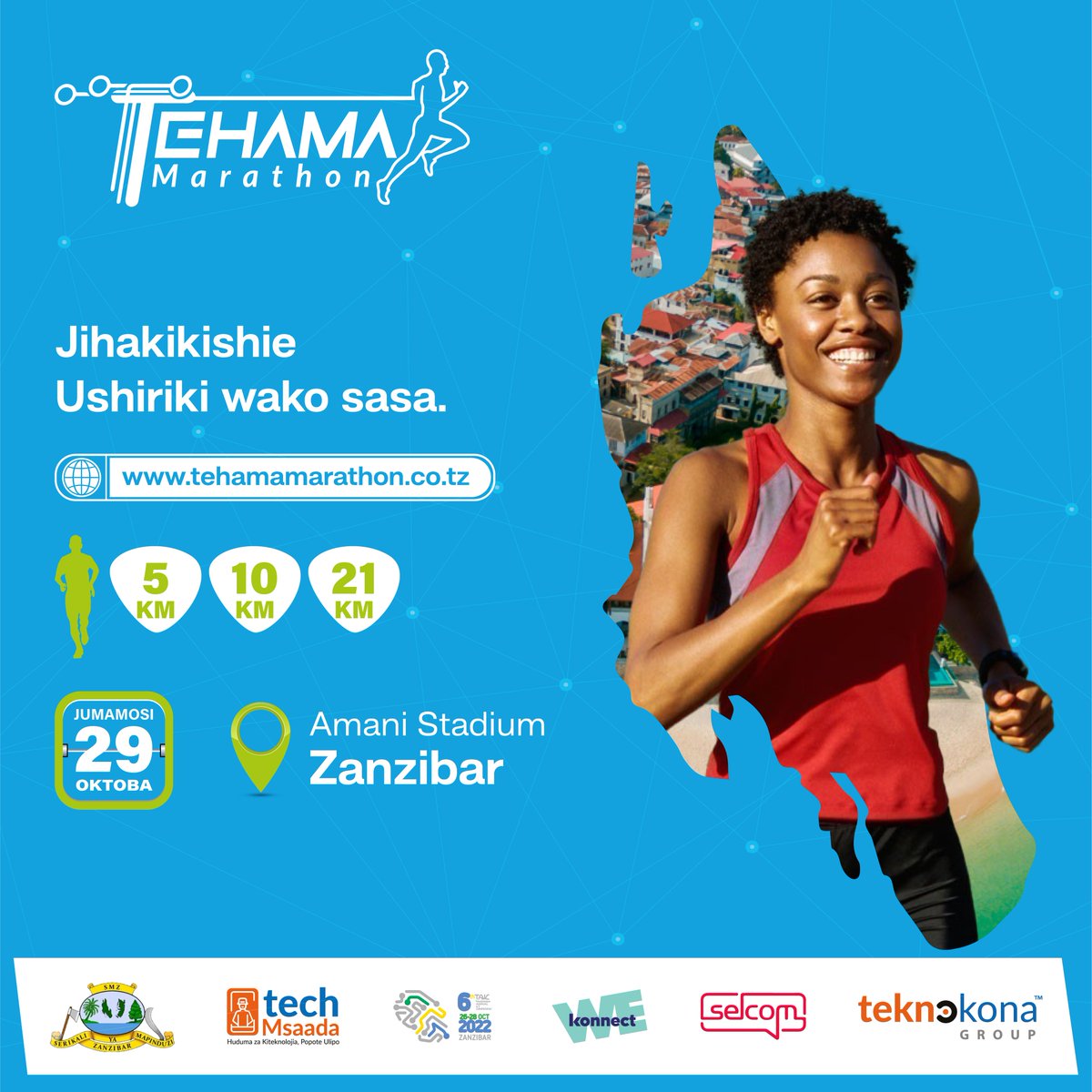 teknokona's tweet photo. Jisajili leo kushiriki #TEHAMAMarathon.
Kupitia Mtandao wowote Piga *150*50*1# ingiza lipa namba 60806023 kiasi Tshs 35,000 Hakikisha jina ni Tehama Marathon kisha weka namba ya siri.
Kwa taarifa zaidi tembelea https://t.co/HXCJFEgg48
#TAIC2022 #KonaYaTeknolojia #TechMsaada https://t.co/Yy6DjMD8UO