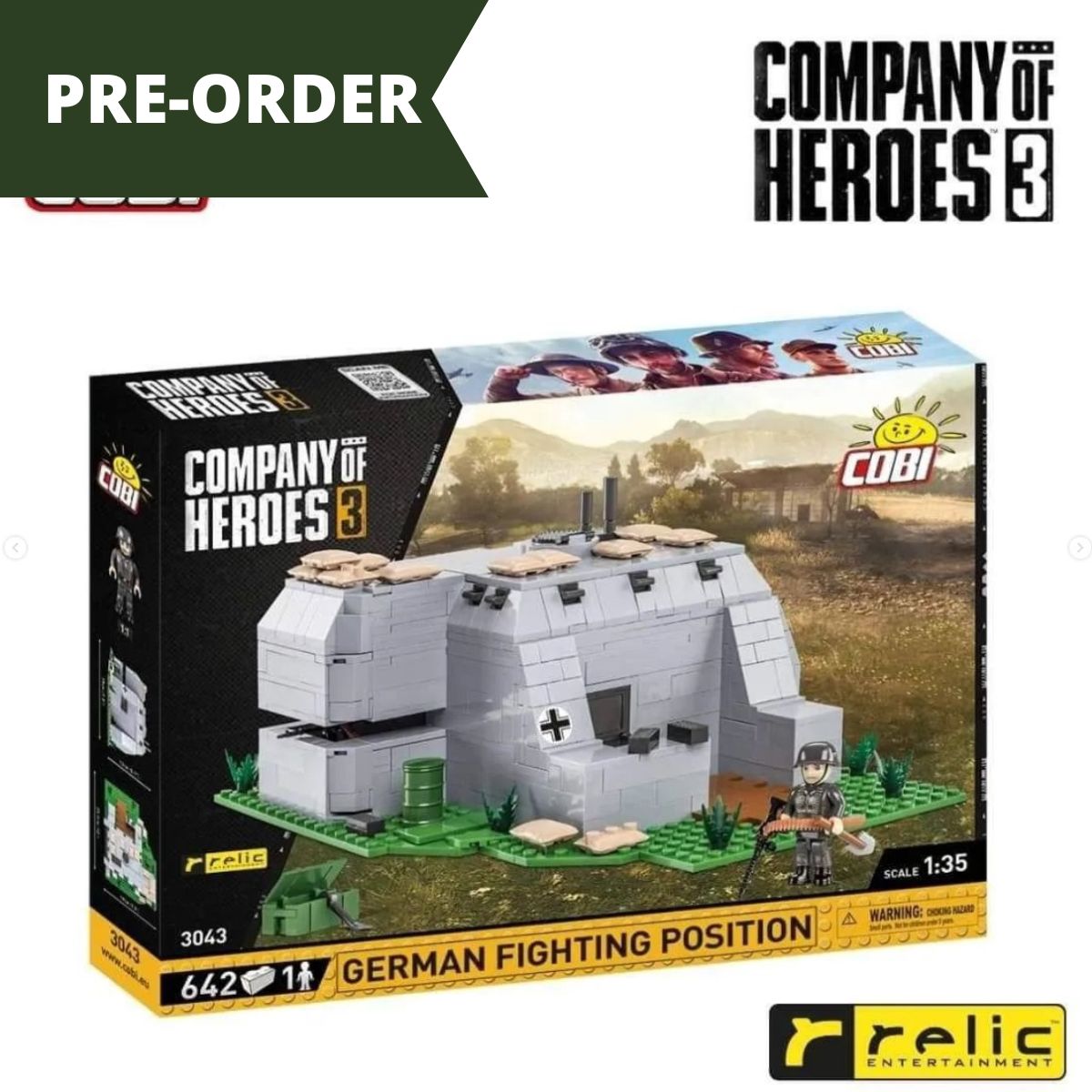 BrickTanks's tweet photo. The new COBI X Company of Heroes 3 kits are now available on the site for pre-order! 
Check out the pre-orders collection HERE: https://t.co/qmyqk7PN69 https://t.co/TUxsLZnX4a