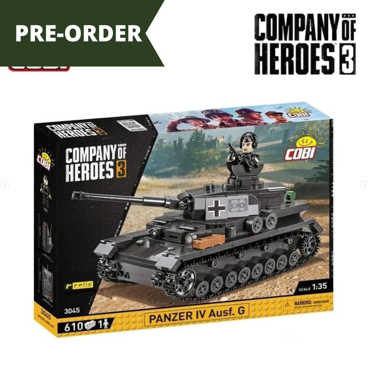 BrickTanks's tweet photo. The new COBI X Company of Heroes 3 kits are now available on the site for pre-order! 
Check out the pre-orders collection HERE: https://t.co/qmyqk7PN69 https://t.co/TUxsLZnX4a