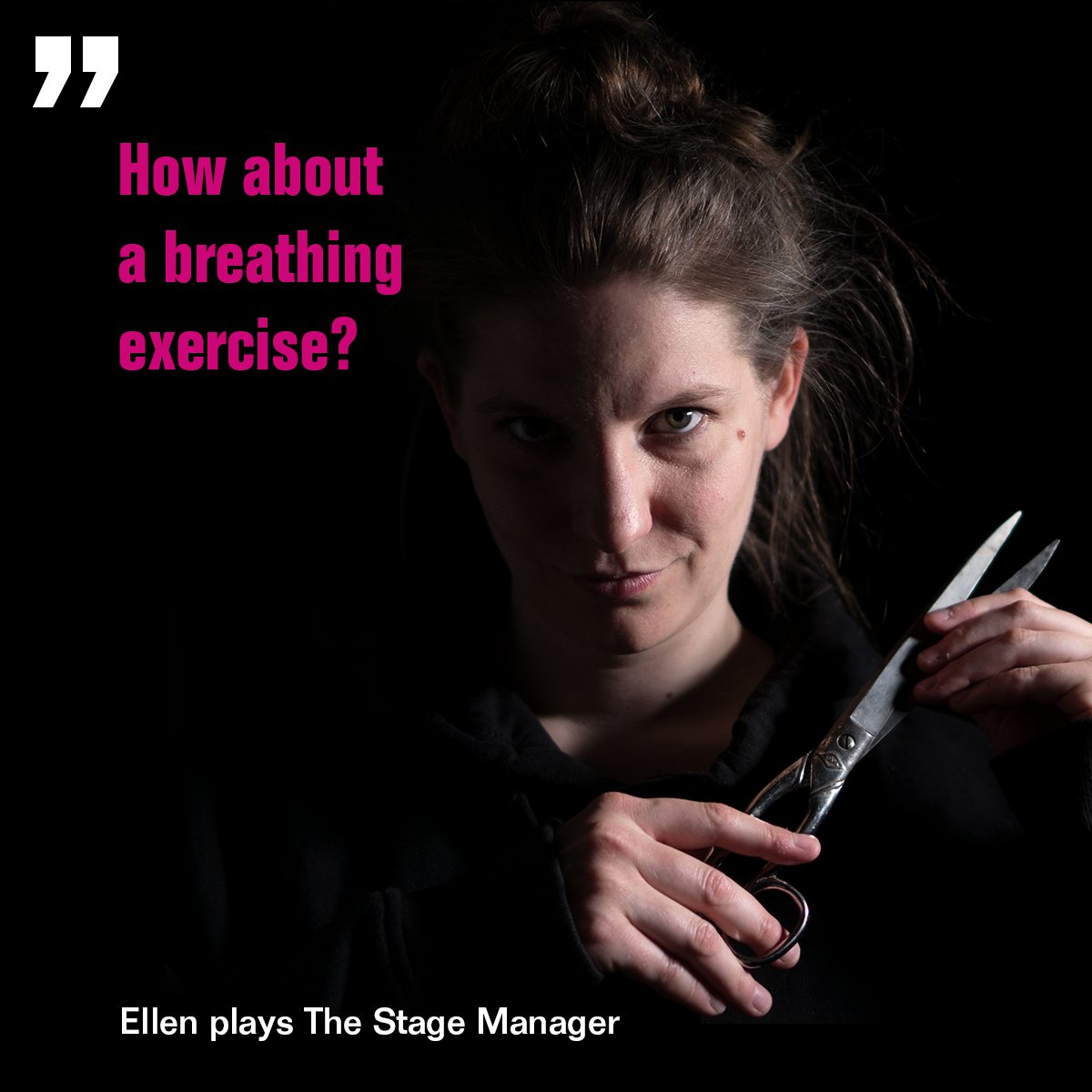 UPHamburg's tweet photo. Throwback to our last production "a murder at the inn": Have you met Ellen yet? 😉 Ellen is new to Hamburg and a first-time university player. Welcome Ellen! https://t.co/rSKqBdvV3i