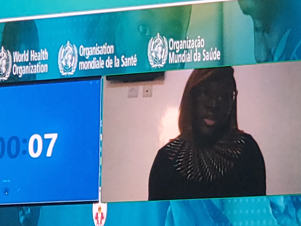 Vision4Dev's tweet image. African Region congratulated by Sessou Leonce Dieudonne of ATCA &amp;amp; Mad. Fatou Diouf of FCA at the 72nd WHO Regional Committee for Africa &amp;amp; urged governments to do more to comprehensively implement the Global Strategy to accelerate Tobacco Control. #RC72AFRO