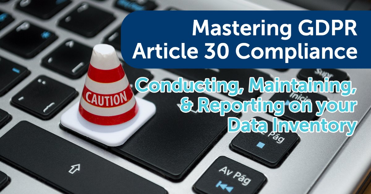 heartofprivacy's tweet photo. Should you conduct a #DataInventory for #GDPRCompliance? Even though it's not required, you'll need a record of processing activities. Meeting #Article30 compliance is difficult without knowing how #data flows through the organization. Follow these stepsโฆ https://t.co/eaBDvphoJU