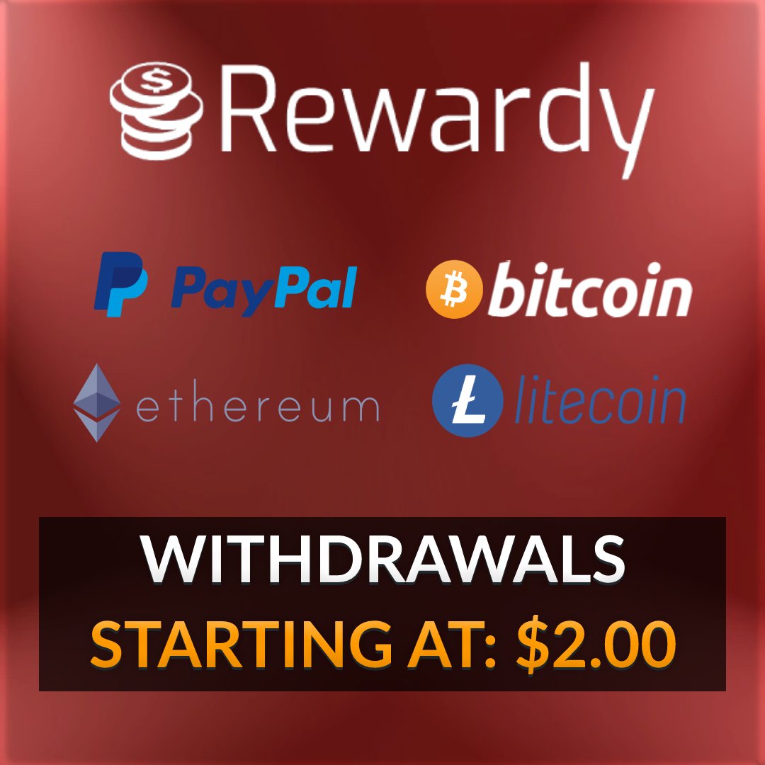 rewardy_app's tweet photo. 📢WITHDRAWAL LOWERED TO $2.00
💸 The withdrawal system has been updated to allow custom amounts starting from 2500 points for Paypal and Crypto.
💰 Live now at - https://t.co/atDoOJQZyp

#earnmoney #EarnMoneyFromHome #earnonline #getpaid #giveaway #crypto #NFT #btc #eth #ltc #p2e https://t.co/AI8EAEulCa