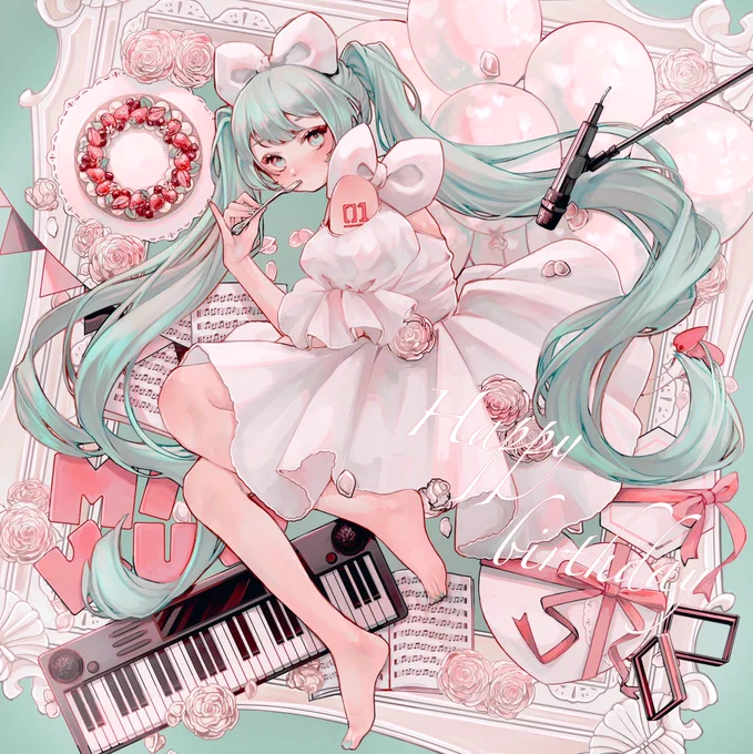 #初音ミク誕生祭2022 #初音ミク生誕祭2022  #初音ミク- ̗̀ 𝐻𝑎𝑝𝑝𝑦𝑏𝑖𝑟𝑡ℎ𝑑𝑎𝑦  ̖́- 
