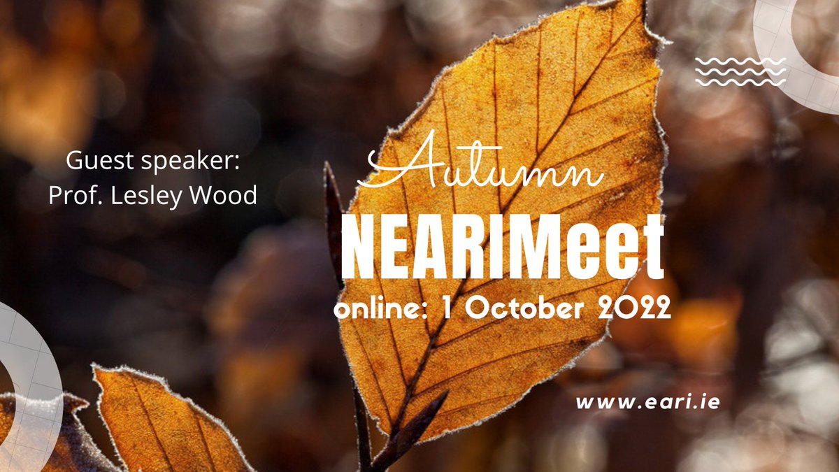 InfoNeari's tweet photo. Calling all action researchers!
It's time to book your place at Autumn NEARIMeet online at https://t.co/P42I0xH2s7 or by email info@eari.
Let's explore educational action research.
Guest speaker: Prof. Lesley Wood
#actionresearch
@marygtroche @corneliathinks @JaneO_Toole https://t.co/HBcaaaGqDG