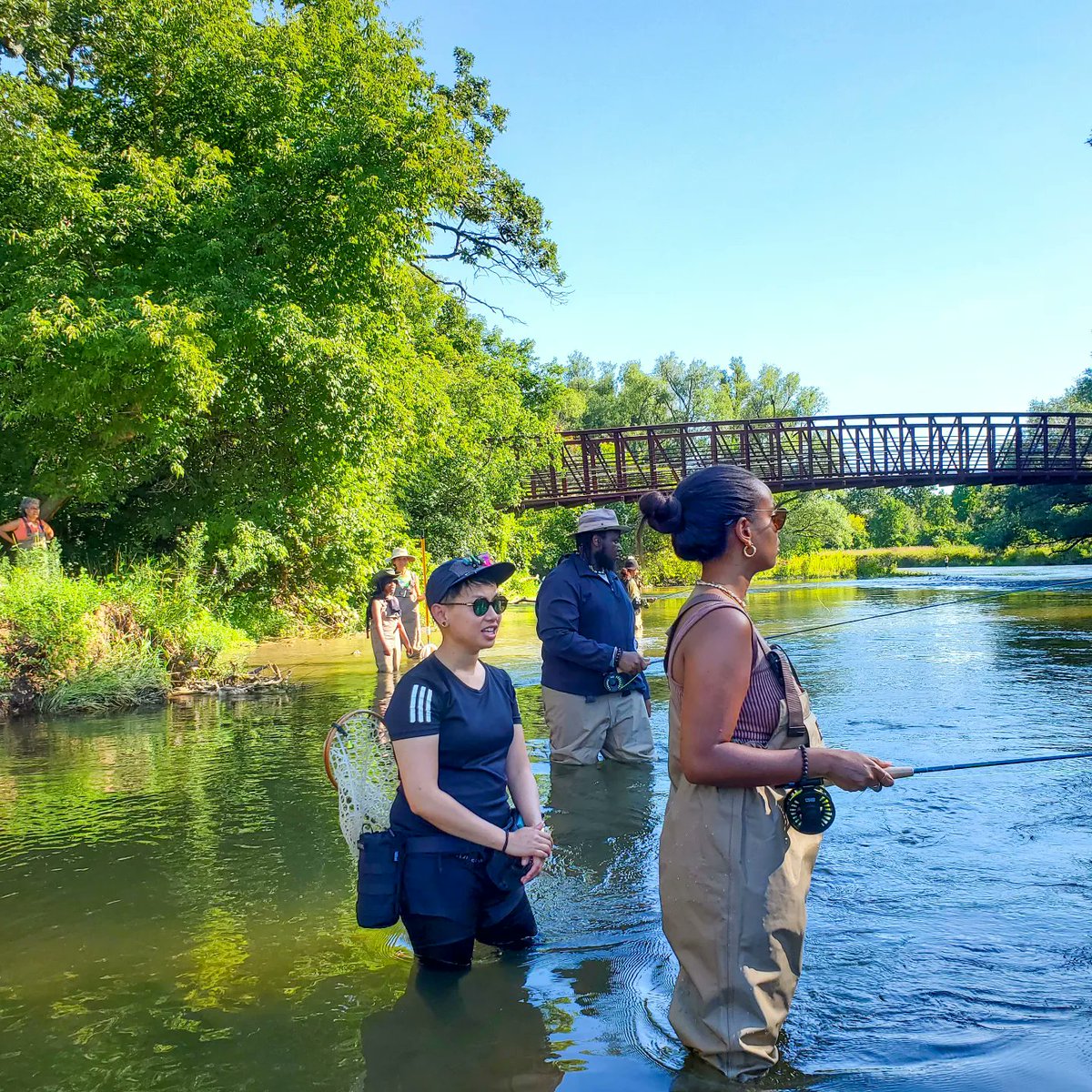 Involvement through a combination of  adventure and conservation. We partnered with <a href="/TUCanada1/">FreshWaterConservationCanada</a> and <a href="/CVC_CA/">Credit Valley Conservation</a> to bring education and inclusion to a community of people whose stories are often left out of the conservation movement. Mother nature can't wait. #flyfishing #conservation