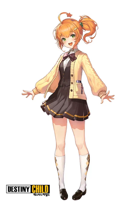 #destinychild  作業していたアリアの制服です 
