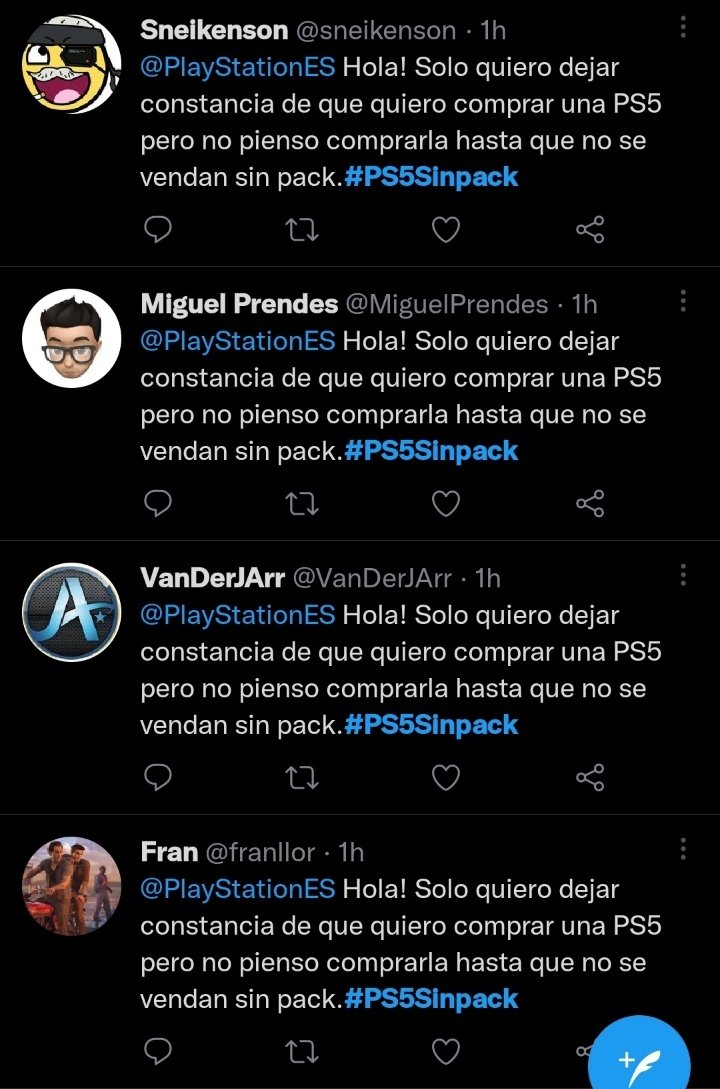 Med4lcode's tweet photo. @PlayStationES Hola! Solo quiero dejar constancia de que ... a quien engaño, me importa una mierda la #PS5Sinpack 🤣 https://t.co/KXQr1mbG2j