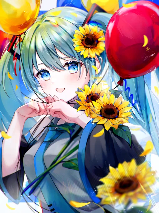 未来をみつめて。#初音ミク誕生祭2022  #初音ミク生誕祭2022 