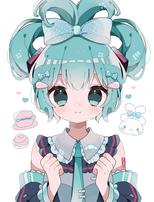 #初音ミク生誕祭2022#シナミクずっと描きたかったシナミクさんでお祝いおめでとう!これからもずっと大好きだよ〜〜!! 