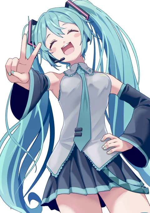 ピース!#初音ミク生誕祭2022 #初音ミク誕生祭2022  #初音ミク 
