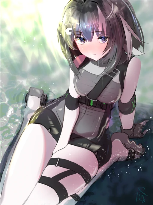 ラ・プルマちゃんVer1.01 #アークナイツ #明日方舟 #Arknights #ラ・プルマ #Lapluma #羽毛笔  