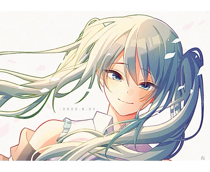 #初音ミク誕生祭2022 #初音ミク生誕祭2022 初音ミクちゃんお誕生日おめでとうございます~今までもこれからもミクちゃんの歌声が大好きです 